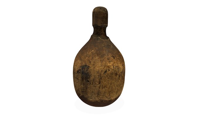 Primitive Wooden Garlic Masher – Modello 3D gratuito STL