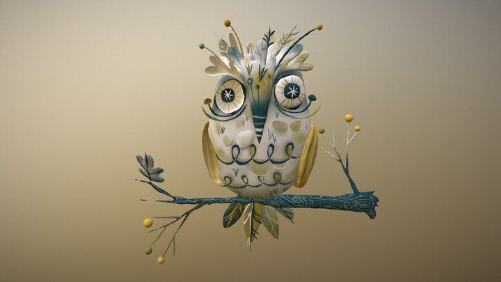 Owl 3D Model