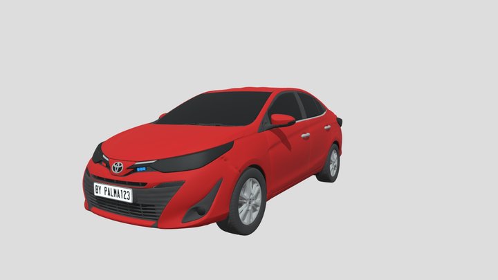 2018 Toyota Yaris 1.5 VX CVT 3D Model
