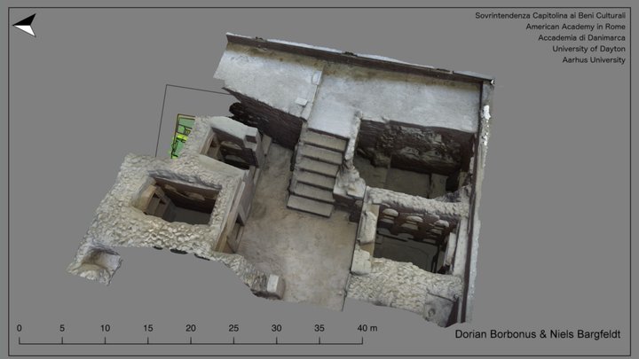 Roman cemetery on the Via Ostiense: Section IV 3D Model