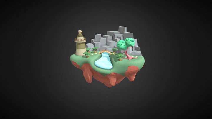Kokoro Land 3D Model