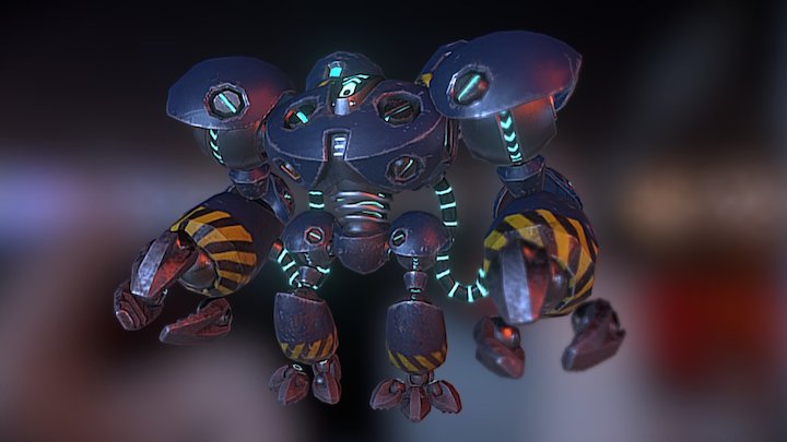 Robot Textured 3D Model