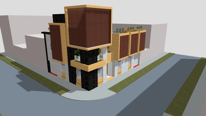 Vivienda Unifamiliar 159 m2 Collada Archivo 3D Model