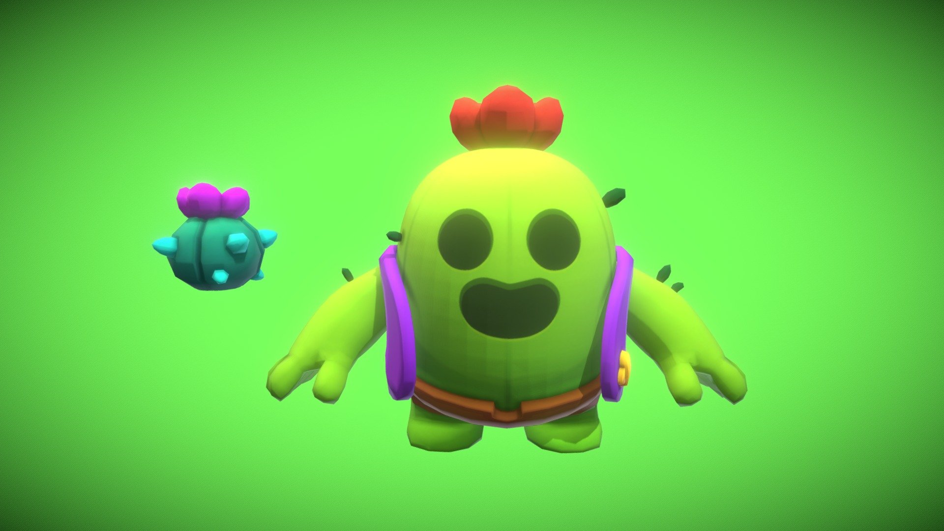 Spike T Pose Brawl Stars Download Free 3d Model By Shertiku 8fa2ae5 Sketchfab 2592