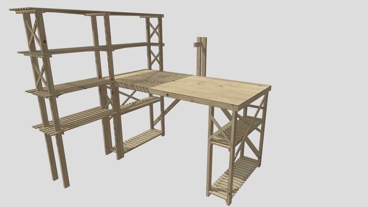 2024,10,28_1_Стол 3D Model