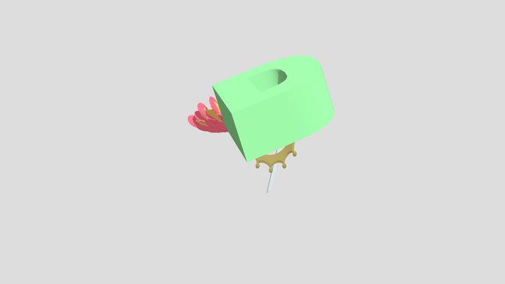 Flying 3D Model