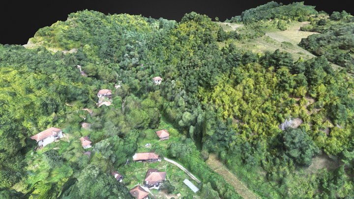 Small village 3D Model