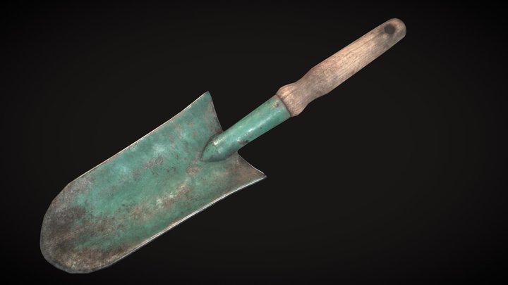 Gardening Trowel 3D Model