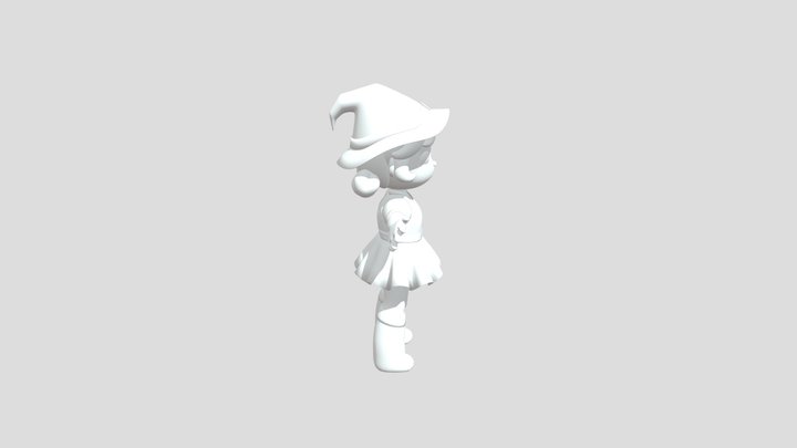 Brujita Angie Sin Texturas – Kostenloses 3D-Modell STL