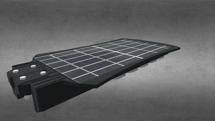 Solar Lamp / Lampara Solar / Solar Street Light 3D Model