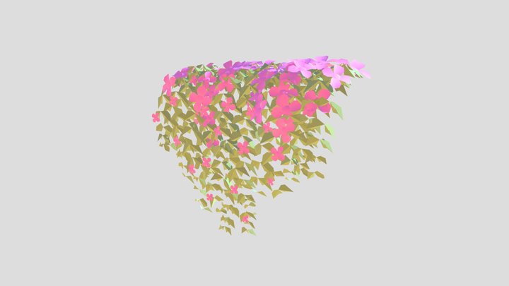 SM_IvyFlowers_01 3D Model