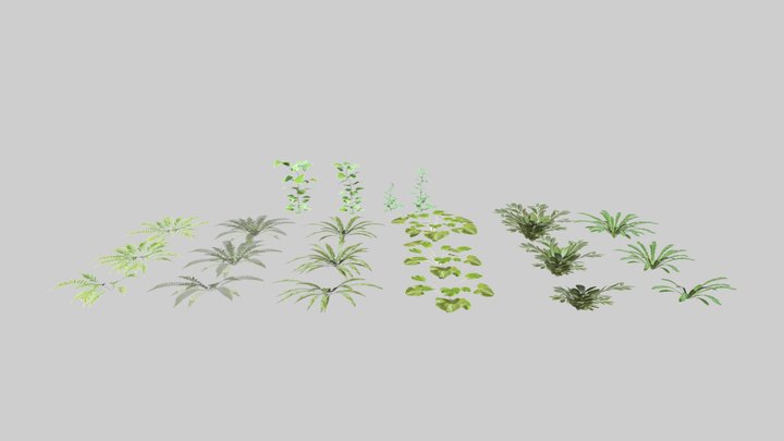 Low vegetation 3D Model
