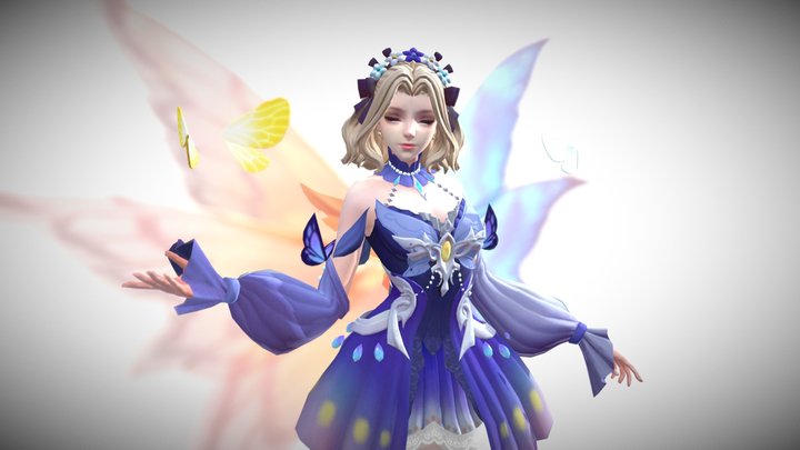 Lunox - Butterfly Seraphim 3D Model