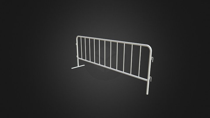 AC5013-15 Iron fence 3D Model