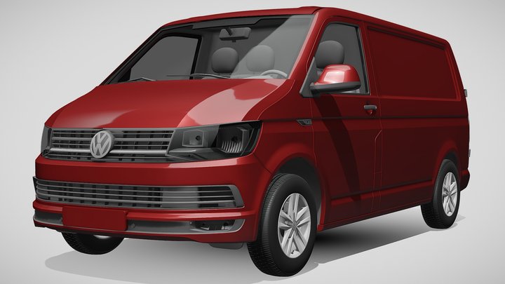 VolkswagenTransporter Van L1H1HighlineT62018 3D Model