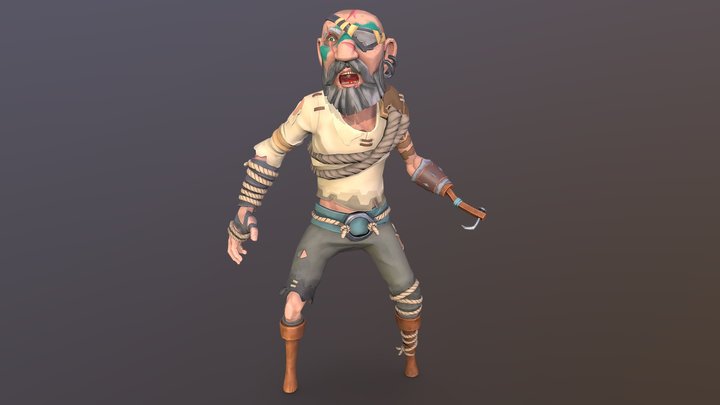 Merrick - Sea of Thieves Fan Art 3D Model