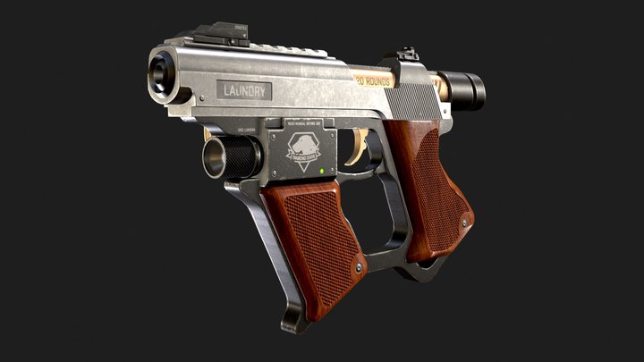 PG-38 Smart Pistol 3D Model