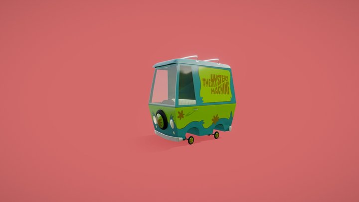 The Mystery_Machine  (concept by Ido Yehimovitz) 3D Model