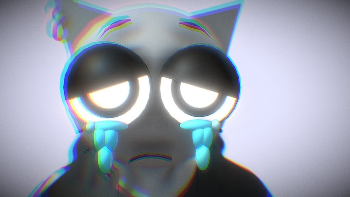 cry but sprunki 3D Model