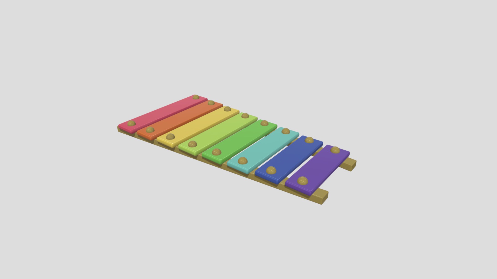 3D model Xylophone - This is a 3D model of the Xylophone. The 3D model is about diagram.