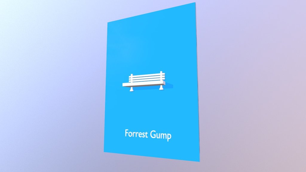 Forrest Gump - Minimalistic Poster