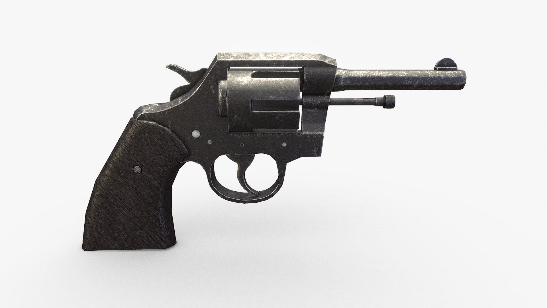 Revolver update (Substance Painter) — Sketchfab embed 3D viewer