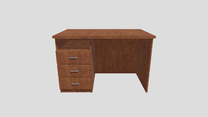 Wooden table 3D Model