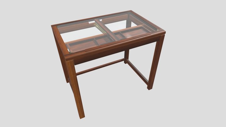 Art Desk 3D Model