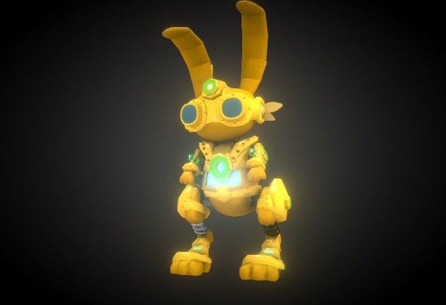 Rabbit Gold Preview 3D Model