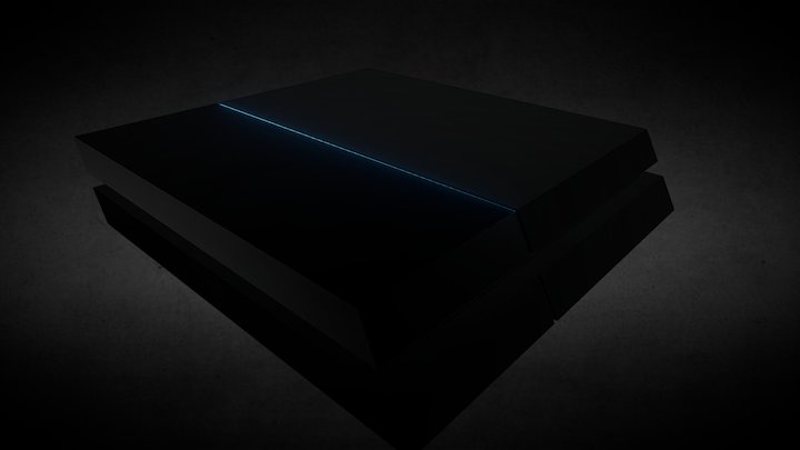 PS4 3D Model