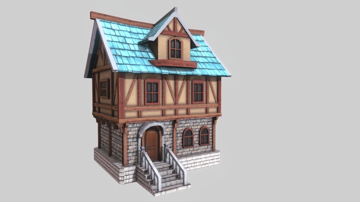 民房02 3D Model