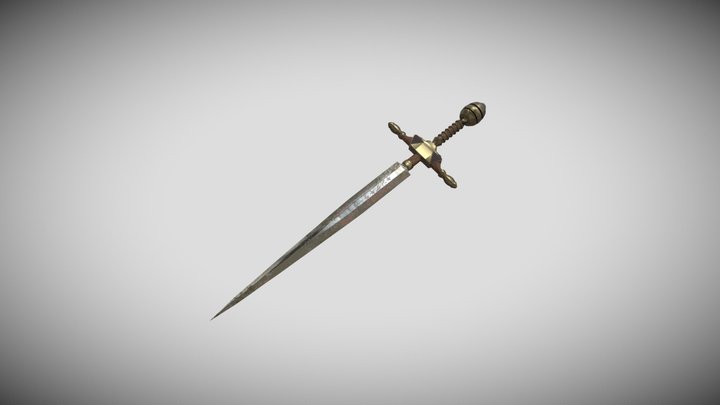 Fantasy sword King Killer 3D Model