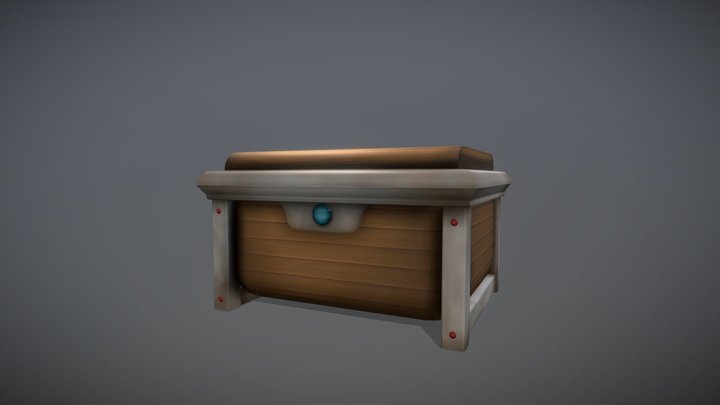 Fully Animated Chest 3D Model
