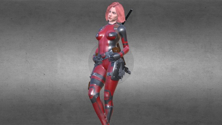 lady deadpool cos