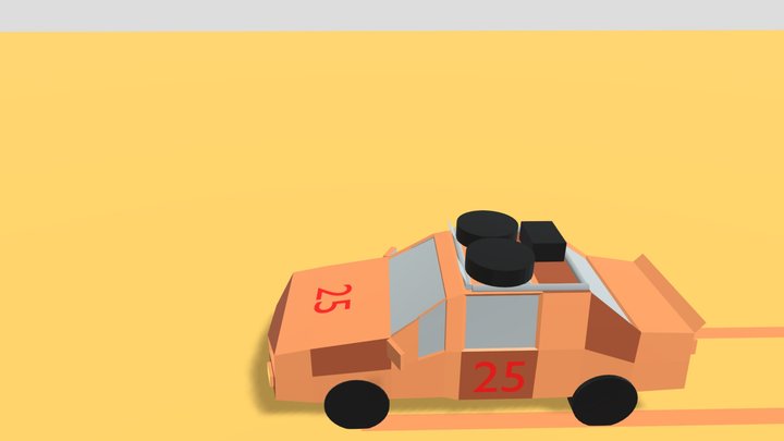 Desert Rally Samara 3D Model