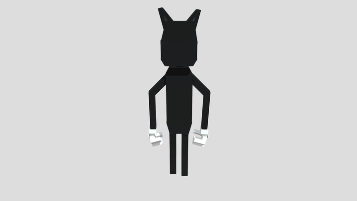 Cartoon cat By JPG YT 3D Model