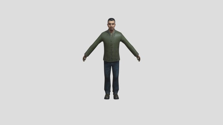 Male 07 face animation 3D Model