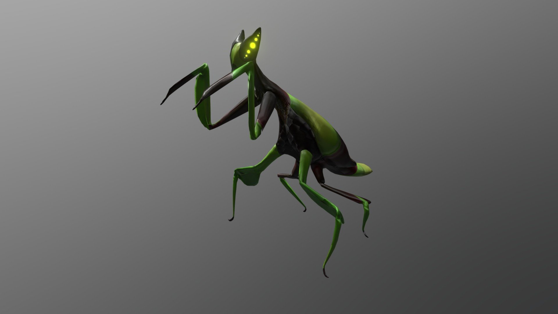 Mantis First Attack Animation - 3D model by JeffFleetwood [8fb44a8 ...