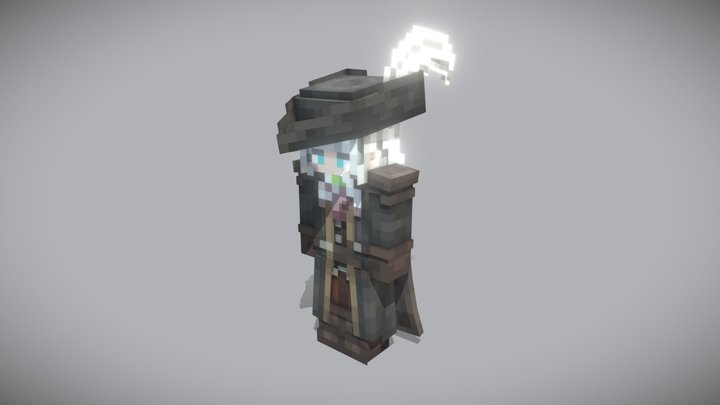 Lady Maria Bloodborne | Minecraft model 3D Model