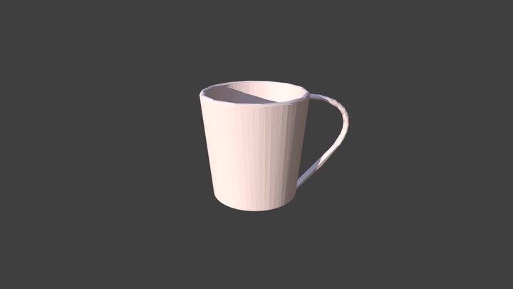 COFFEE CUP - Static mesh w/ UV's & Collision 3D Model