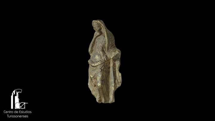 Aplique en bronce de Pudicitia 3D Model