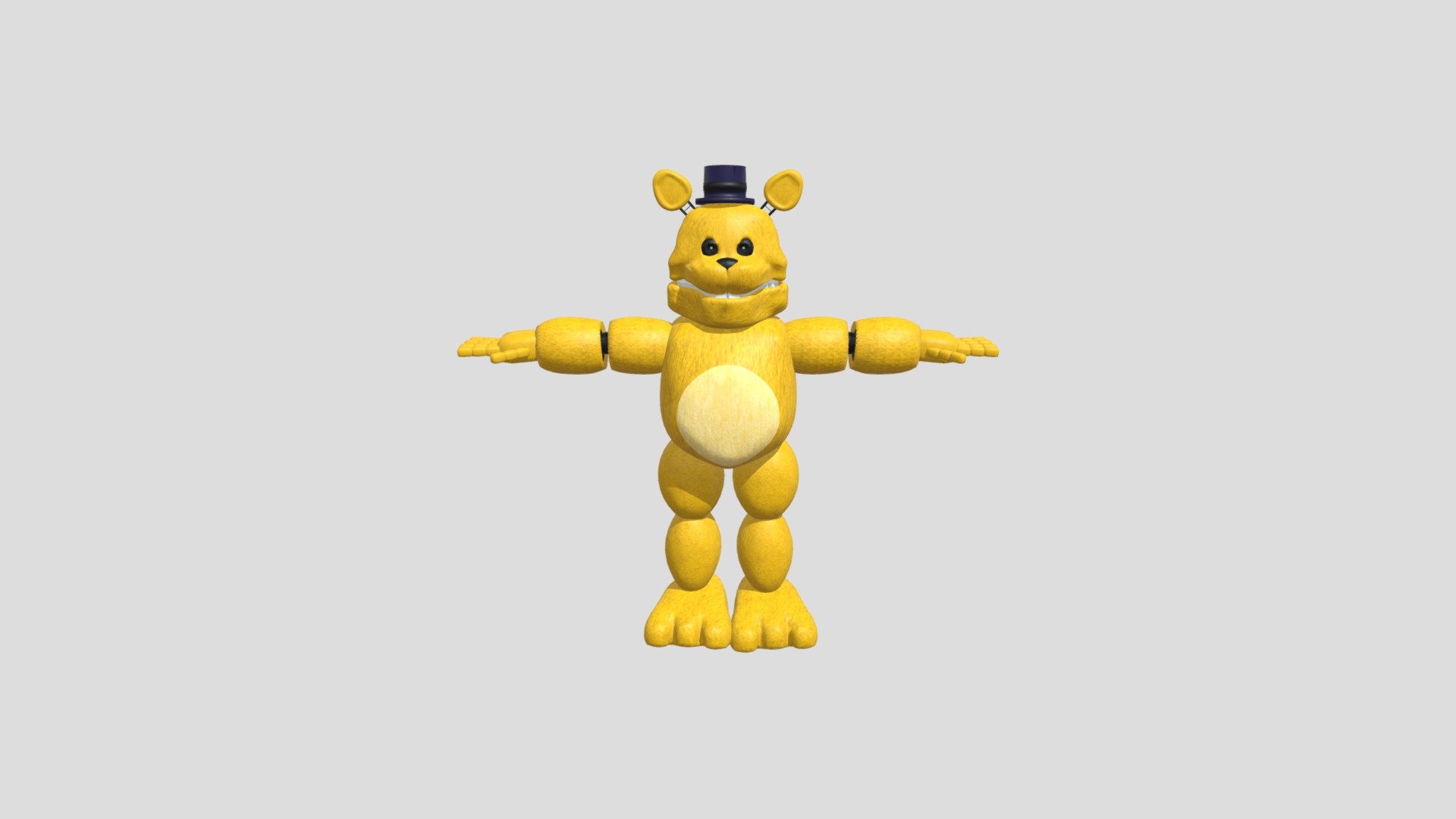 Fnaf4-fredbear 3D models - Sketchfab