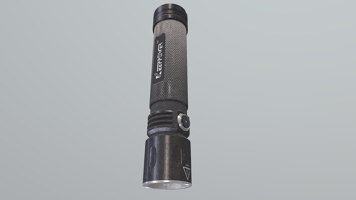 Modern flashlight PBR Low-poly 3D model 3D Model
