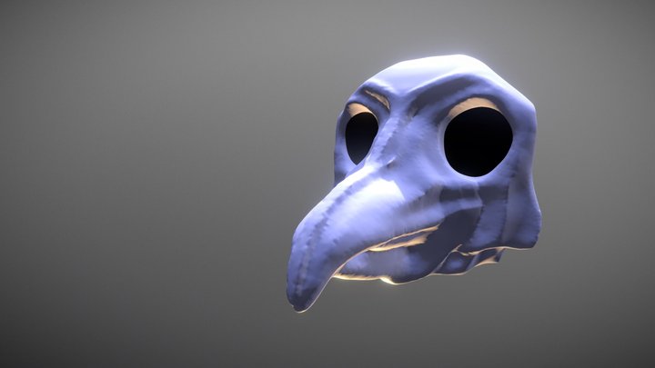 Sculpt January Day 2 - Mask 3D Model