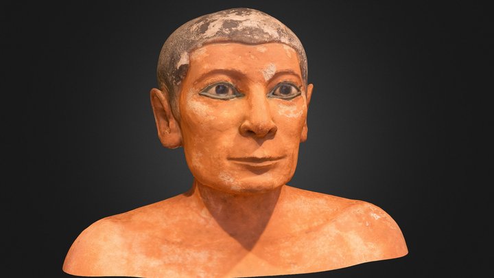 The Seated Scribe / Le Scribe accroupi – Modelo 3D gratuito STL