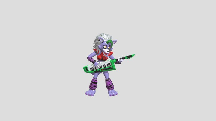 Roxanne_wolf_fnaf_ar_style_kinda 3D Model