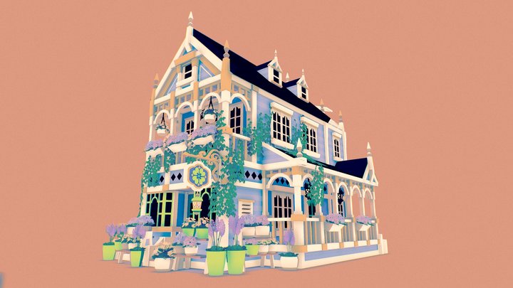 Victorian House 3D Model