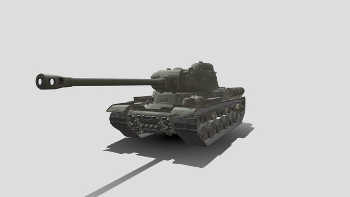 «ИС» — советский тяжёлый танк седьмого уровня – Kostenloses 3D-Modell STL
