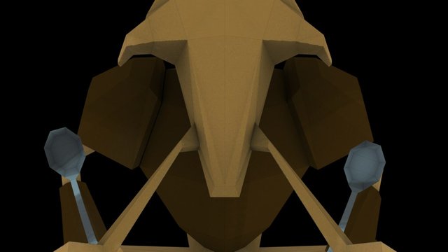 Alakazam Lotus Pose 3D Model