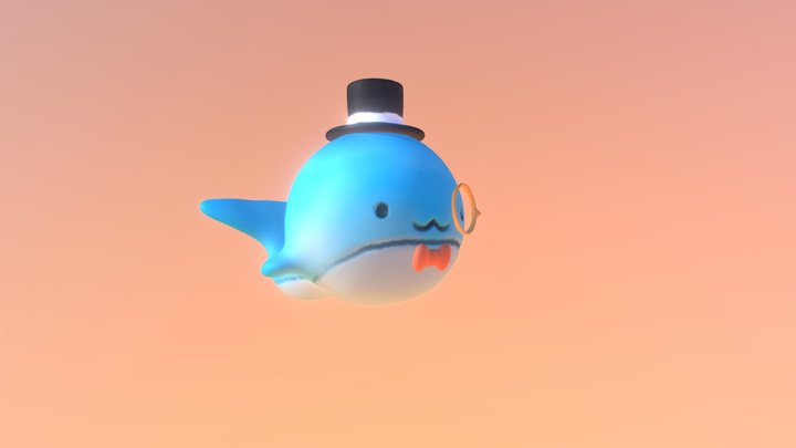 Mr Whale 3D Model